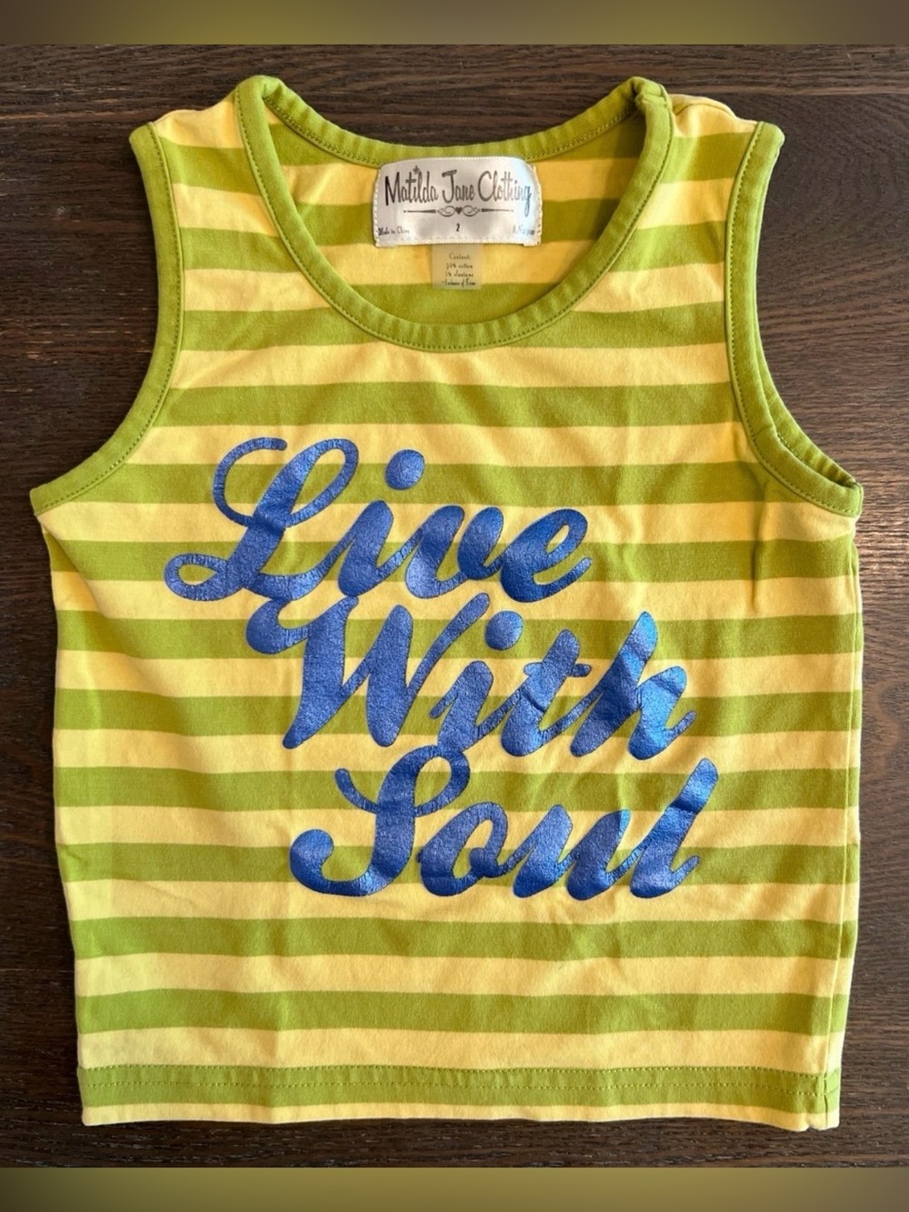 Matilda Jane Live with Soul Tank size 2